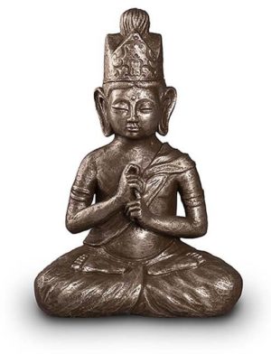 dai nichi buddha art urne silber