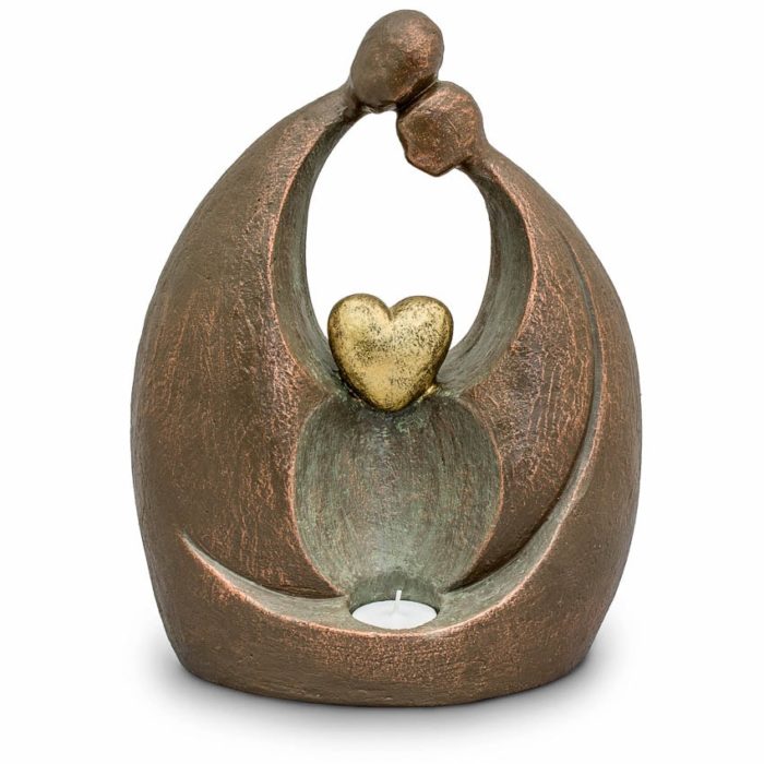 keramik art urne beleuchte ewige liebe liter UGKB