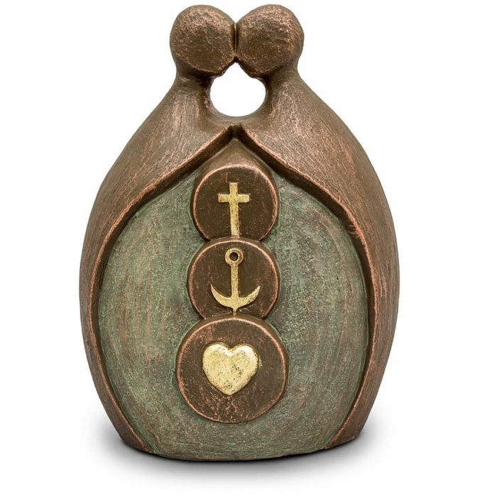 keramische art urne glaube hoffnung liebe liter UGK