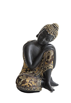 kleine buddha urne schlafender indische buddha