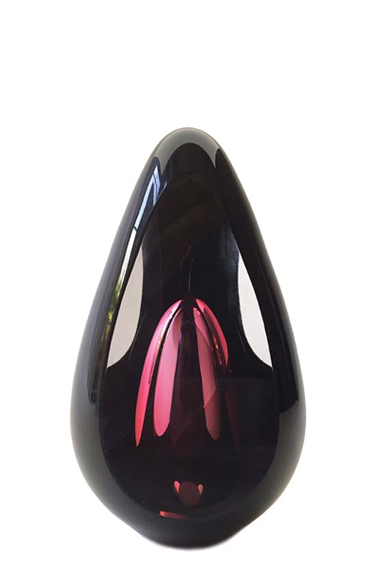 kristallglaser kleine d urne gold premium schwarz diamant