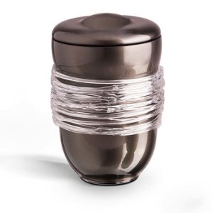premium bohemian kristallglas urne liter gub