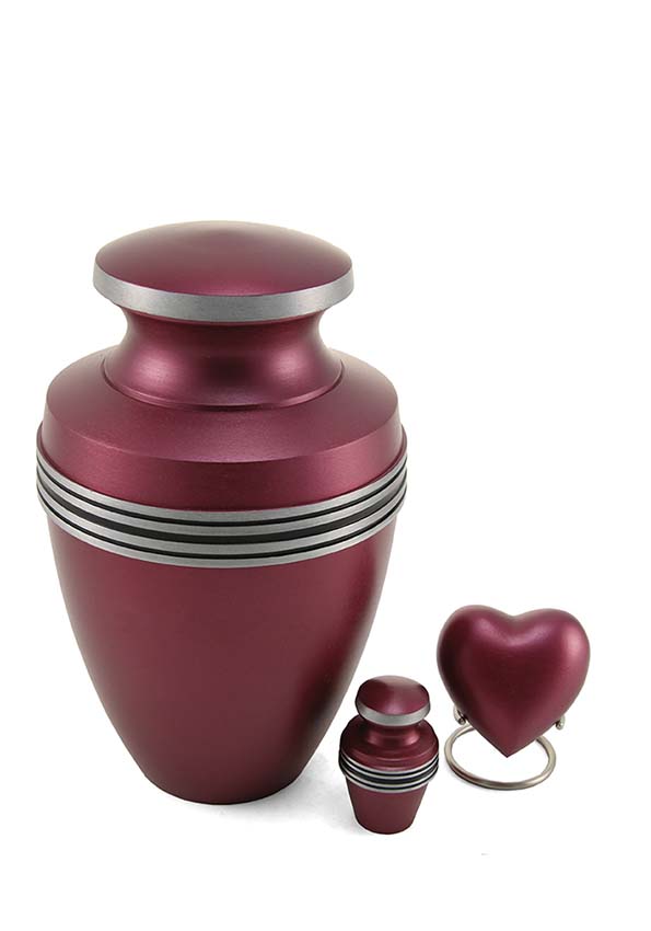 grosse griechische magenta urne