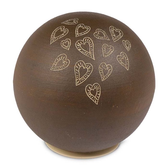 grosse keramische kugel urne liter ubvrig  h