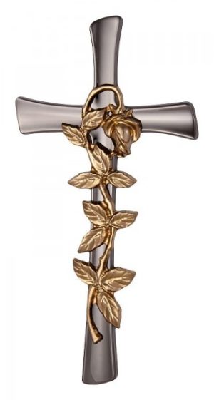 Grabkreuz aus messing K  b